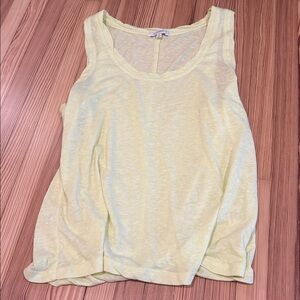 Light Yellow Sleeveless Top